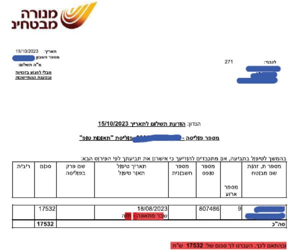 פיצוי בגין שבר בחזה בעקבות תאונה